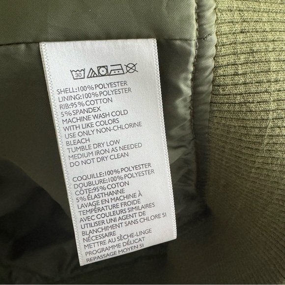 Urban Outfitters x Your Neighbors Devon Quilted Bomber Jacket Green - Picture 12 of 14